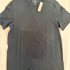 J. Crew Men's Black Short Sleeve Tee